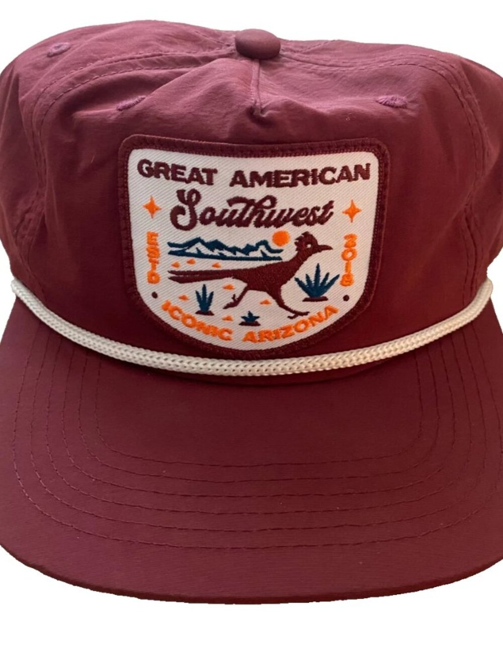 Iconic Arizona Great American Southwest Unstructured Rope SnapBack Hat